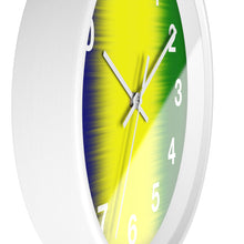 Load image into Gallery viewer, National Colors St. Vincent and the Grenadines Wall Clock
