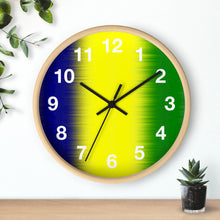 Load image into Gallery viewer, National Colors St. Vincent and the Grenadines Wall Clock
