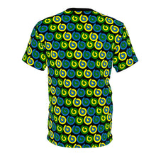 Load image into Gallery viewer, St. Vincent and the Grenadines Spiral Pattern T-Shirt – Black Unisex Tee – Vibrant National Colors For Men Women And Youth
