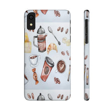 Load image into Gallery viewer, Coffee Lovers iPhone Slim Phone Cases
