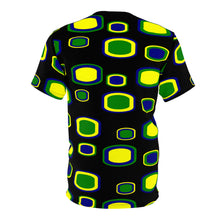 Load image into Gallery viewer, St. Vincent and the Grenadines Cubes Unisex Tee (AOP), St. Vincent and the Grenadines National Colors,  St. Vincent and Grenadines Independence Shirt
