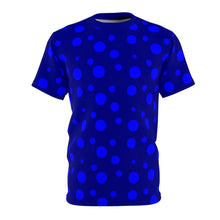 Load image into Gallery viewer, Blue Spotted Dark Blue Unisex Tee
