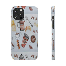 Load image into Gallery viewer, Coffee Lovers iPhone Slim Phone Cases
