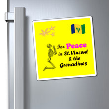 Load image into Gallery viewer, St. Vincent and the Grenadines Praying For Peace Magnet

