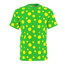 Load image into Gallery viewer, Yellow Spotted Green Unisex Tee
