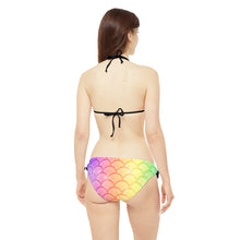 Load image into Gallery viewer, Mermaid Scales Strappy Bikini Set
