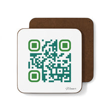Load image into Gallery viewer, Single QR Code Hardboard Back 1 piece Coaster - A Winner Never Quits
