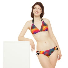 Load image into Gallery viewer, Tie Dye Strappy Bikini Set
