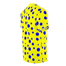 Load image into Gallery viewer, Blue Spotted Yellow Unisex Tee
