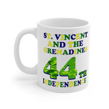 Load image into Gallery viewer, St. Vincent and the Grenadines 44th Independence Mug 11oz 
