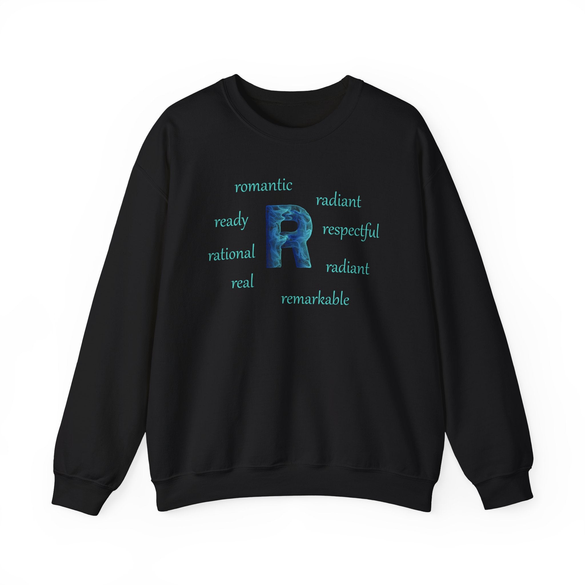 R Alphabet Sweatshirt, Alphabet Initial 