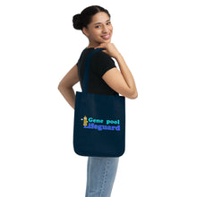 Load image into Gallery viewer, Organic Canvas Tote Bag - Gene Pool Lifeguard
