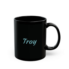 Load image into Gallery viewer, T Alphabet 11oz Mug, Initial Letter  Mug, Self-affirming Mug, Mental Health Black Coffee Mug, Motivation Mug
