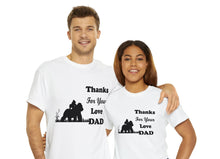 Load image into Gallery viewer, Thanks For Your Love Dad Unisex Heavy Cotton Tee - Gorilla
