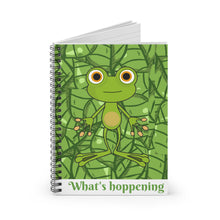 Load image into Gallery viewer, What&#39;s Hoppening, Spiral Lined Notebook
