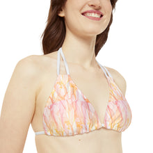 Load image into Gallery viewer, Peach Wisps Strappy Bikini Set

