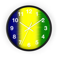 Load image into Gallery viewer, National Colors St. Vincent and the Grenadines Wall Clock
