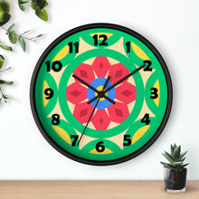 Load image into Gallery viewer, Green Mandala Wall Clock
