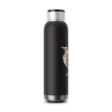 Load image into Gallery viewer, Soundwave Copper Vacuum Audio Bottle 22oz - Tweet, 2 in 1 Water Bottle, Bluetooth Speaker Bottle, Black Portable
