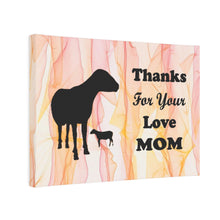 Load image into Gallery viewer, Sheep Canvas Photo Tile - Thanks For Your Love Mom
