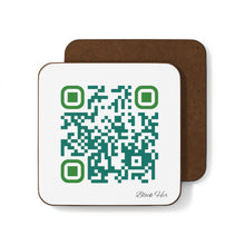 Load image into Gallery viewer, Single QR Code Hardboard Back 1 piece Coaster - Block Her On Everything
