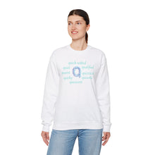 Load image into Gallery viewer, Q Alphabet Sweatshirt, Alphabet Initial &quot;Q&quot; Motivational, Optimistic, Mental Health Unisex Heavy Blend™ Crewneck Sweatshirt, Self-affirming Sweatshirt
