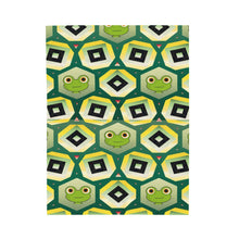 Load image into Gallery viewer, Frog Peepers Velveteen Plush Blanket
