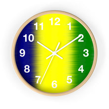 Load image into Gallery viewer, National Colors St. Vincent and the Grenadines Wall Clock
