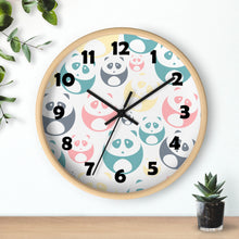 Load image into Gallery viewer, Panda Wall Clock
