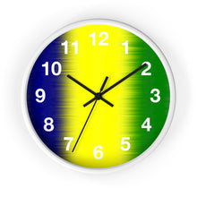 Load image into Gallery viewer, National Colors St. Vincent and the Grenadines Wall Clock
