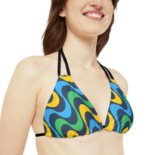 Load image into Gallery viewer, Vincy National Colored Squiggle Bikini Set
