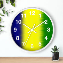 Load image into Gallery viewer, National Colors St. Vincent and the Grenadines Wall Clock
