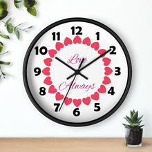Load image into Gallery viewer, Love Always Wall Clock, Heart Ring Wall Clock
