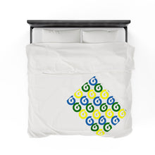 Load image into Gallery viewer, St. Vincent and the Grenadines Independence Spirals Velveteen Plush Blanket
