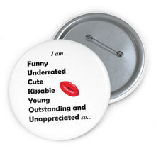 Load image into Gallery viewer, I AM Acrostic Empowerment Pin – High Self-Esteem Breakaway Badge
