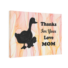 Load image into Gallery viewer, Mother&#39;s Day Gift, Duck Canvas Photo Tile - Thanks For Your Love Mom,
