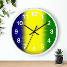 Load image into Gallery viewer, National Colors St. Vincent and the Grenadines Wall Clock
