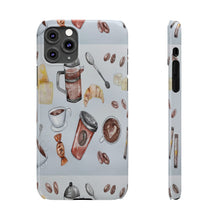 Load image into Gallery viewer, Coffee Lovers iPhone Slim Phone Cases
