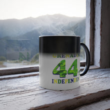 Load image into Gallery viewer, St. Vincent and the Grenadines 44th independence mug changing color 
