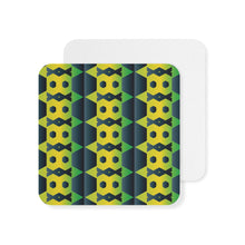 Load image into Gallery viewer, St. Vincent and the Grenadines National Colors Drink Coasters, Hexagon Pattern Set of 50 or 100, Gift Coasters, Barware, Party Supplies
