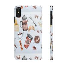 Load image into Gallery viewer, Coffee Lovers iPhone Slim Phone Cases
