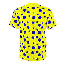 Load image into Gallery viewer, Blue Spotted Yellow Unisex Tee
