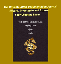 Load image into Gallery viewer, The Truth Chronicles: A Confidential 200+ Page Journal for Documenting a Cheating Spouse or Partner&#39;s Infidelity (PDF)
