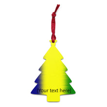 Load image into Gallery viewer, St. Vincent and the Grenadines National Colors Wooden ornaments - Personalized
