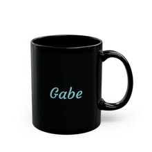 Load image into Gallery viewer, G Alphabet 11oz Mug, Initial Letter  Mug, Self-affirming Mug, Mental Health Black Coffee Mug, Motivation Mug
