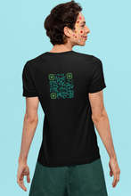 Load image into Gallery viewer, Cultivate Joy and Happiness Unisex Jersey Short Sleeve Tee, QR Code T-shirt, Hidden Message t-shirt, Positive T-shirt, Empowering T-shirt, Uplifting Message T-shirt
