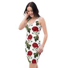 Load image into Gallery viewer, Roses Sublimation Dress, Garden Tea Party Dress
