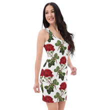 Load image into Gallery viewer, Roses Sublimation Dress, Garden Tea Party Dress
