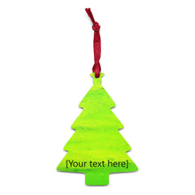 Load image into Gallery viewer, Green Wooden ornament Blanks - Personalized
