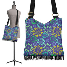 Load image into Gallery viewer, Crossbody Boho Handbag - Bubble Floral
